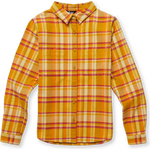 Cotopaxi Mero Organic Flannel Shirt Womens Amber Plaid