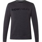 Super.natural 3D Signature Crew Mens Jet Black/Melange/Jet Black
