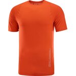 Salomon Sense Aero SS Tee Mens Fiery Red