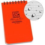 Rite in the Rain Top Spiral Notebook 3" x 5" Orange