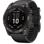 Garmin Fenix 7X Pro Sapphire Solar Carbon Gray Ti w/ Black Band