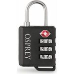 Osprey Travel Sentry 3-Dial Padlock Black