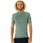 Rip Curl Dawn Patrol Perf SS Mens Green Marle