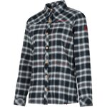 La Sportiva Rambler Flannel Shirt Womens Black/Cherry Tomato