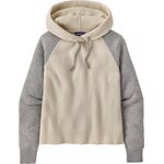 Patagonia Recycled Wool-Blend Hooded Pullover Sweater Womens Dyno White