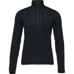 Black Diamond Coefficient LT Quarter Zip Mens Black