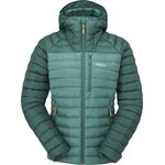Rab Microlight Alpine Down Jacket Womens Green Slate/Eucalyptus