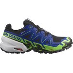 Salomon Spikecross 6 GTX Black / Surf The Web / Green Gecko