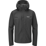 Rab Downpour Eco Waterproof Jacket Mens Black