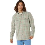 Rip Curl Swc Cord Plaid Shirt Mens Sage