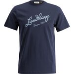 Lundhags Järpen Logo T-Shirt Mens Deep Blue (75350)