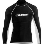 Cressi Rashguard Long Sleeves Mens Black / White