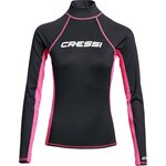 Cressi Rashguard Long Sleeves Womens Black / Pink