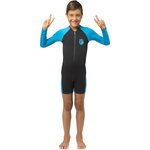 Cressi Little Shark Shorty Long Sleeves 2mm Black / Blue