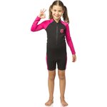 Cressi Little Shark Shorty Long Sleeves 2mm Black / Pink