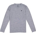 Mons Royale Icon Merino Air-Con LS Mens Grey Heather
