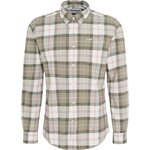 Barbour Lewis Tailored Shirt Mens Glenmore Olive Tartan