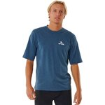 Rip Curl Stack UPF Short Sleeve Mens Navy Marle
