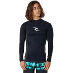 Rip Curl Waves UPF Performance Long Sleeve Mens Black