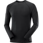Salomon Cross Run LS Tee Mens Deep Black