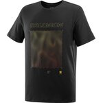Salomon Graphic Short Sleeve Tee Mens Deep Black