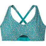 Patagonia Maipo Low Impact Adjustable Bra Womens Sea Texture: Subtidal Blue