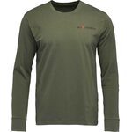 Black Diamond Heritage Wordmark LS Tee Men Tundra