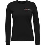 Black Diamond Heritage Wordmark LS Tee Womens Black