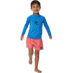 Rip Curl Brand Wave UPF Long Sleeve Boy Blue Gum
