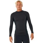 Rip Curl Dawn Patrol Perf Long Sleeve UV Tee Black Marle