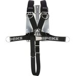 Apeks Deluxe Webbed Harness Aluminium Selkälevy