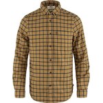 Fjällräven Övik Flannel Shirt Mens Buckwheat Brown / Dark Navy (232-555)