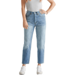 Duer Midweight Denim High Rise Arc Womens Vintage Tint