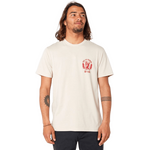 Rip Curl Desti Animals Tee Mens Vintage White