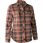 Deerhunter Lady Athena Shirt Womens Orange Check