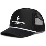 Black Diamond Flat Bill Trucker Hat Black
