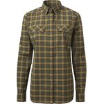 Chevalier Creek Shooting Fit Coolmax Shirt Womens Moss Checked