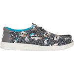 HeyDude Wally H2O Tropical Mens Black Tropical