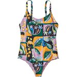 Patagonia Sunny Tide 1pc Swimsuit Womens Island Seeds: Milkweed Mauve