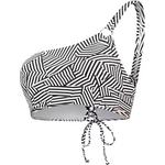 Speedo Shaping Printed Asymmetric Top Womens Black / White