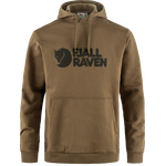 Fjällräven Logo Hoodie Mens Wood Brown (265)