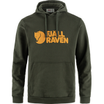 Fjällräven Logo Hoodie Mens Deep Forest (662)
