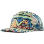 Patagonia Duckbill Trucker Hat High Hopes Geo Small: Salamander Green