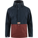 Fjällräven Vardag Anorak Mens Dark Navy / Maroon (555-352)
