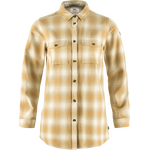Fjällräven Övik Twill Shirt Long Sleeve Womens Chalk White / Dune Beige (113-196) (24/25)