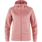 Fjällräven Abisko Grid Fleece Hoodie Womens Dusty Rose (300)