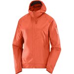 Salomon Bonatti Cross Wind Jacket Womens Cherry Tomato