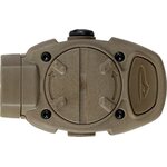 Princeton Tec Switch Rail Light, Black, 10 lm, w/Red/White LED Tan