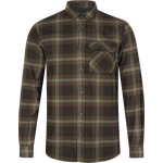 Seeland Glen Flannel Shirt Mens Pine Green Check