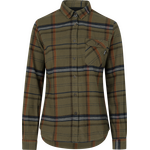 Seeland Skye Flannel Shirt Womens Grape Leaf / Terracotta Check